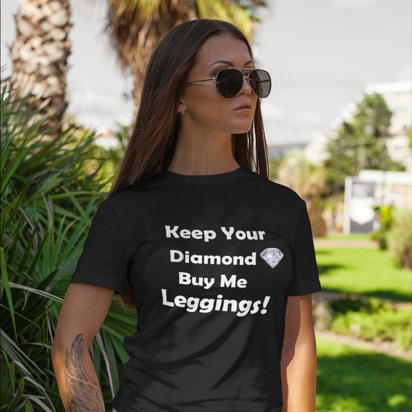 Keep your diamonds by me leggings T-shirt - Picture 1 of 1